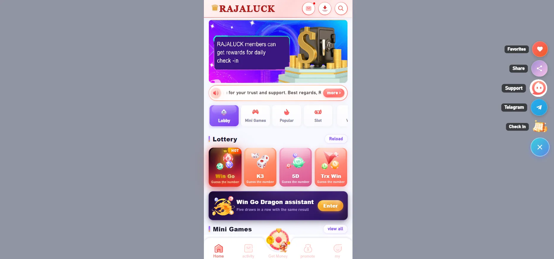 About Raja Luck platform